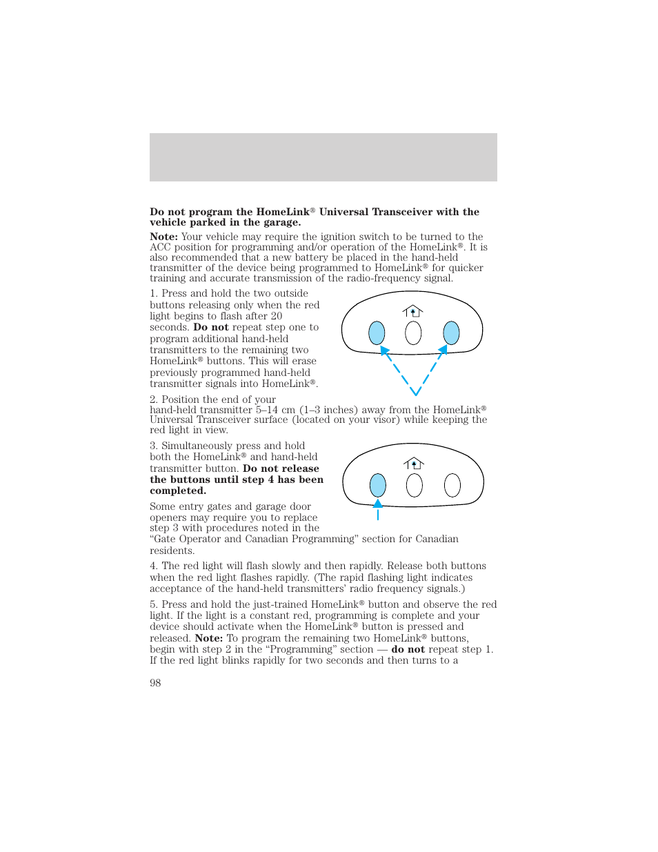 Driver controls | FORD 2003 Excursion v.2 User Manual | Page 98 / 272
