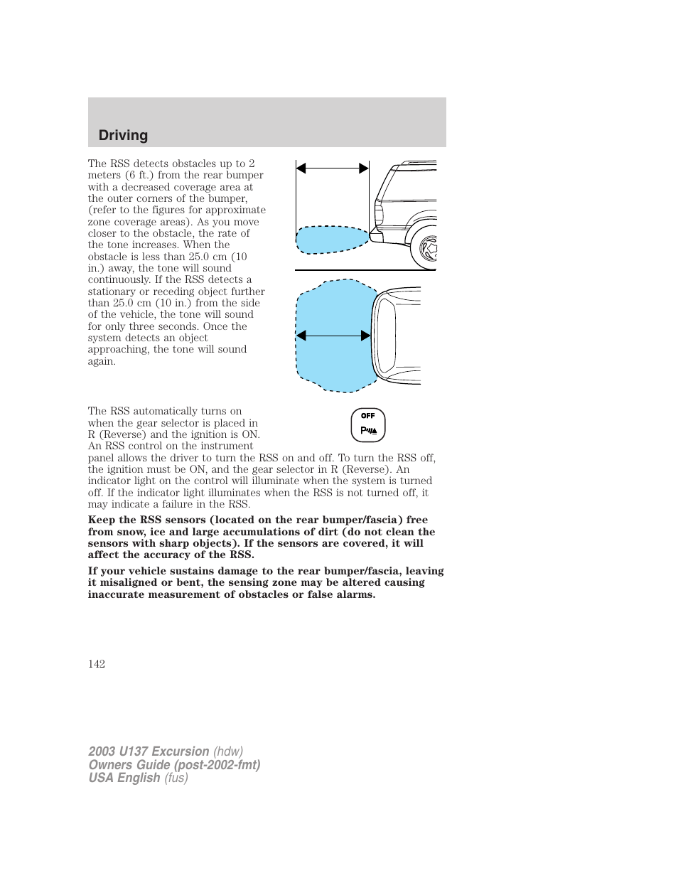 Driving | FORD 2003 Excursion v.3 User Manual | Page 142 / 256