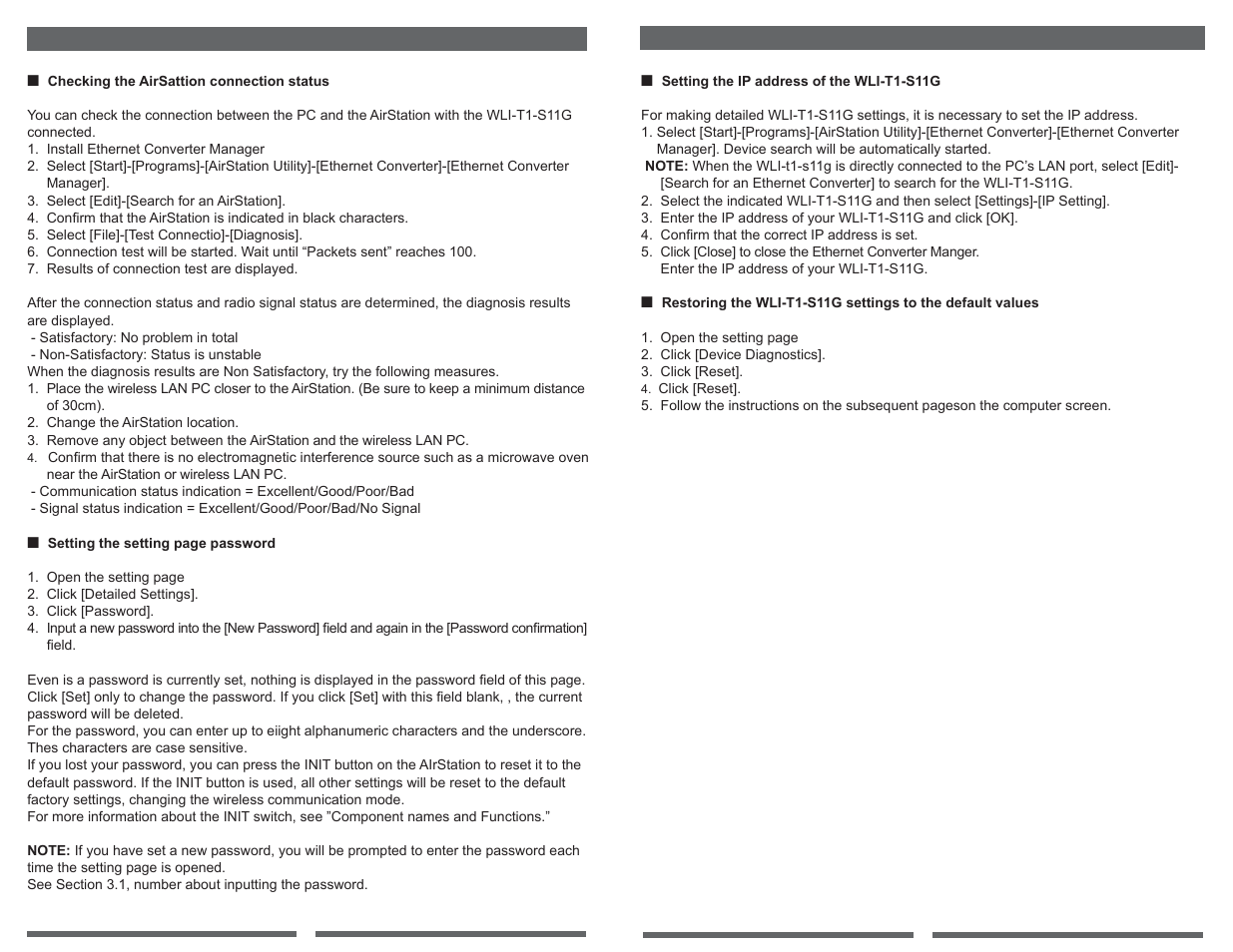 Buffalo Technology Buffalo AirStation WLI-T1-S11G User Manual | Page 5 / 6