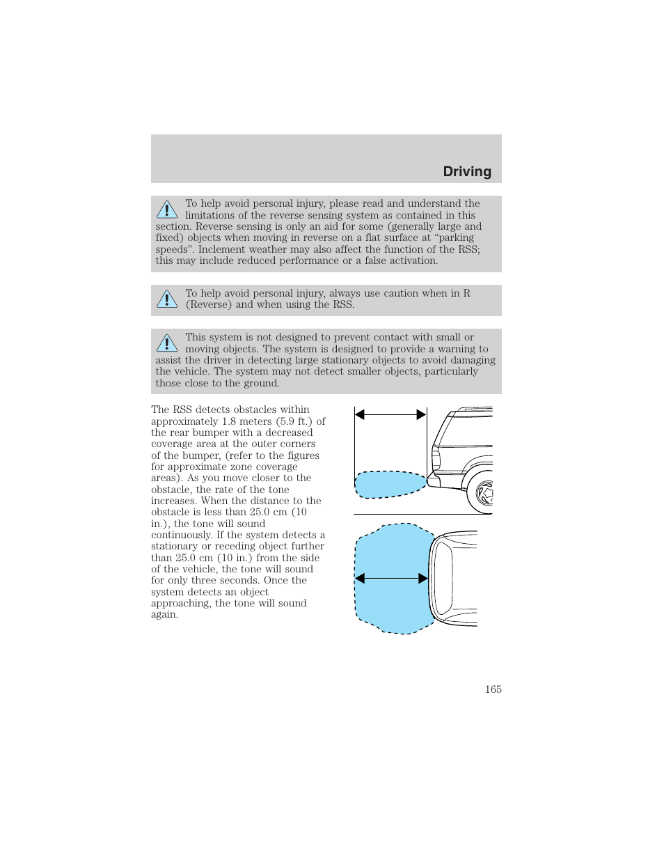 Driving | FORD 2003 Excursion v.4 User Manual | Page 165 / 272