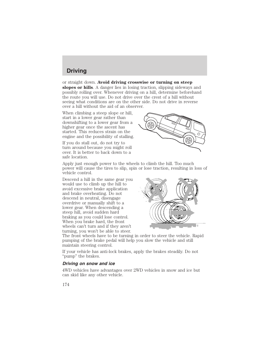 Driving | FORD 2003 Excursion v.4 User Manual | Page 174 / 272