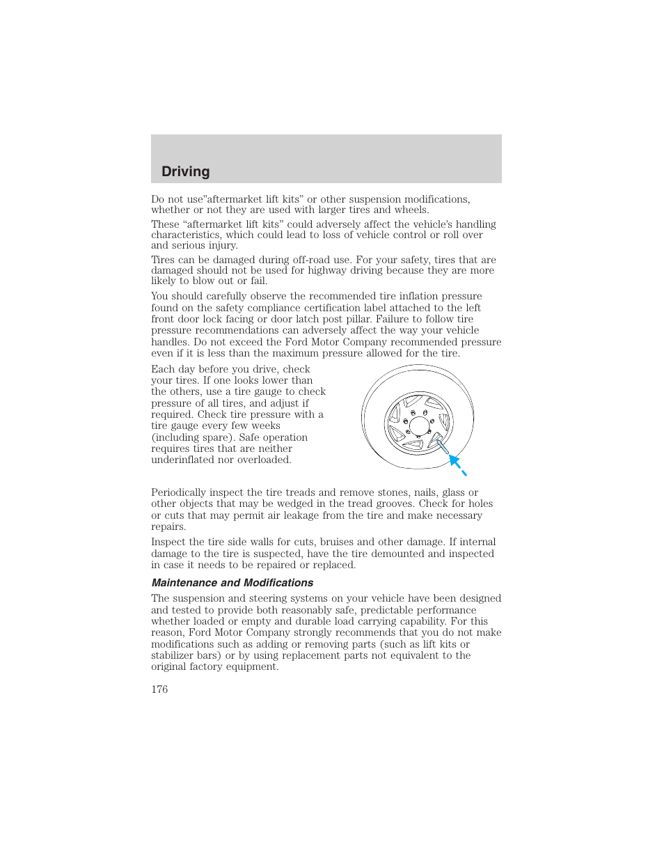 Driving | FORD 2003 Excursion v.4 User Manual | Page 176 / 272