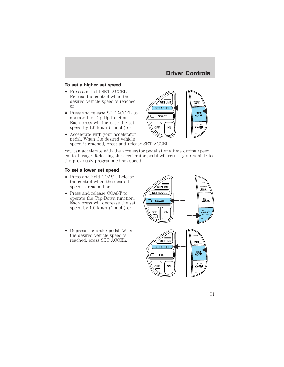 Driver controls | FORD 2003 Excursion v.4 User Manual | Page 91 / 272