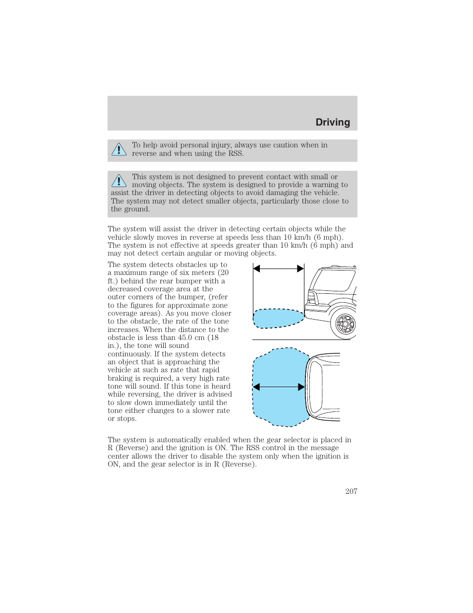 Driving | FORD 2003 Expedition v.1 User Manual | Page 207 / 320