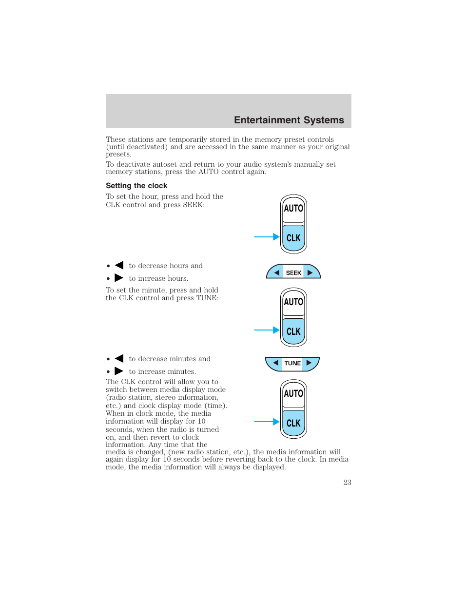 FORD 2003 Expedition v.1 User Manual | Page 23 / 320