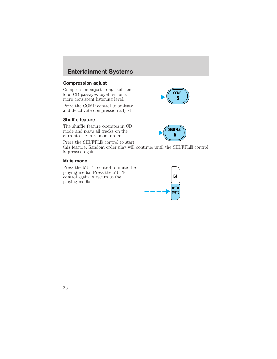Entertainment systems | FORD 2003 Expedition v.1 User Manual | Page 26 / 320