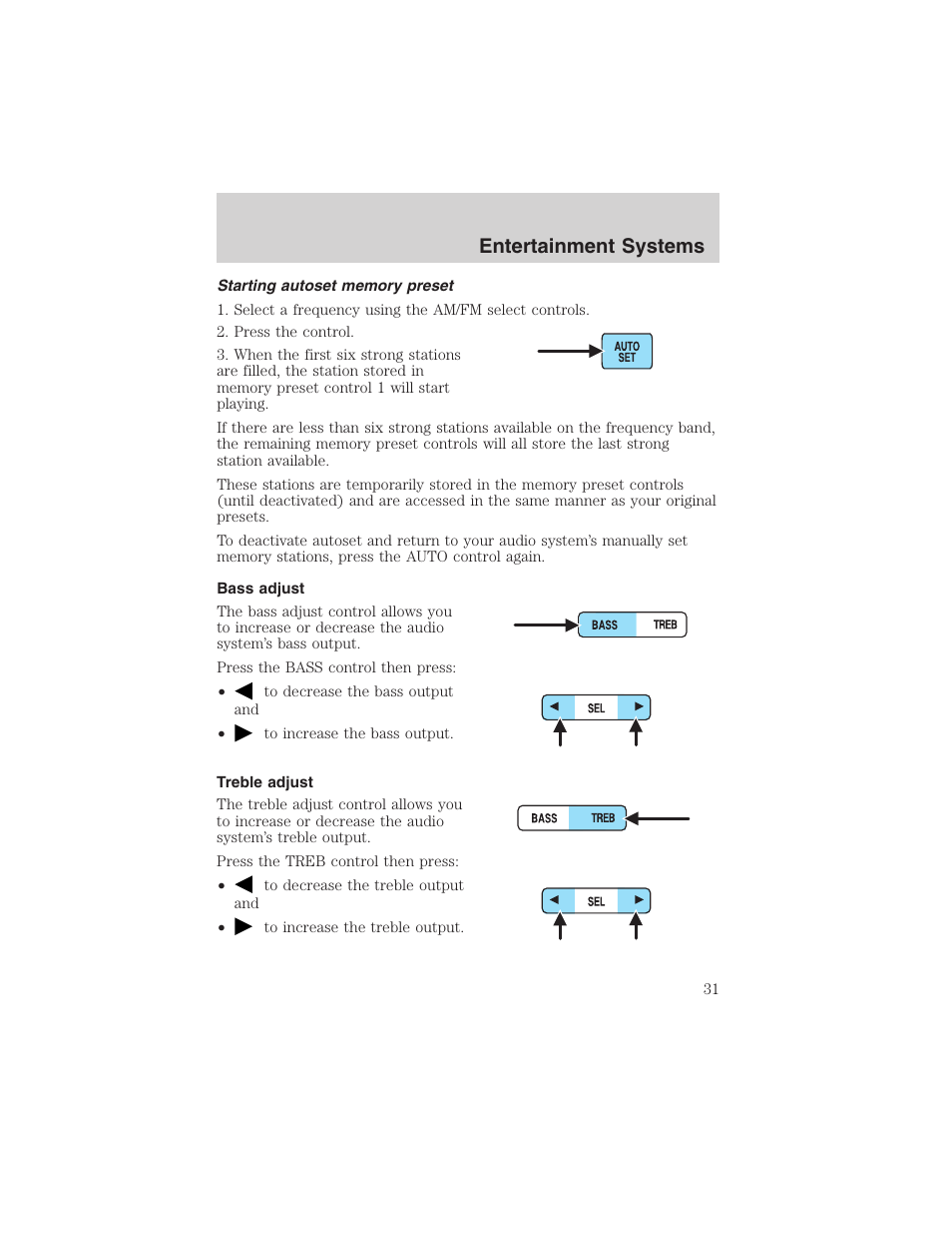 Entertainment systems | FORD 2003 Expedition v.1 User Manual | Page 31 / 320