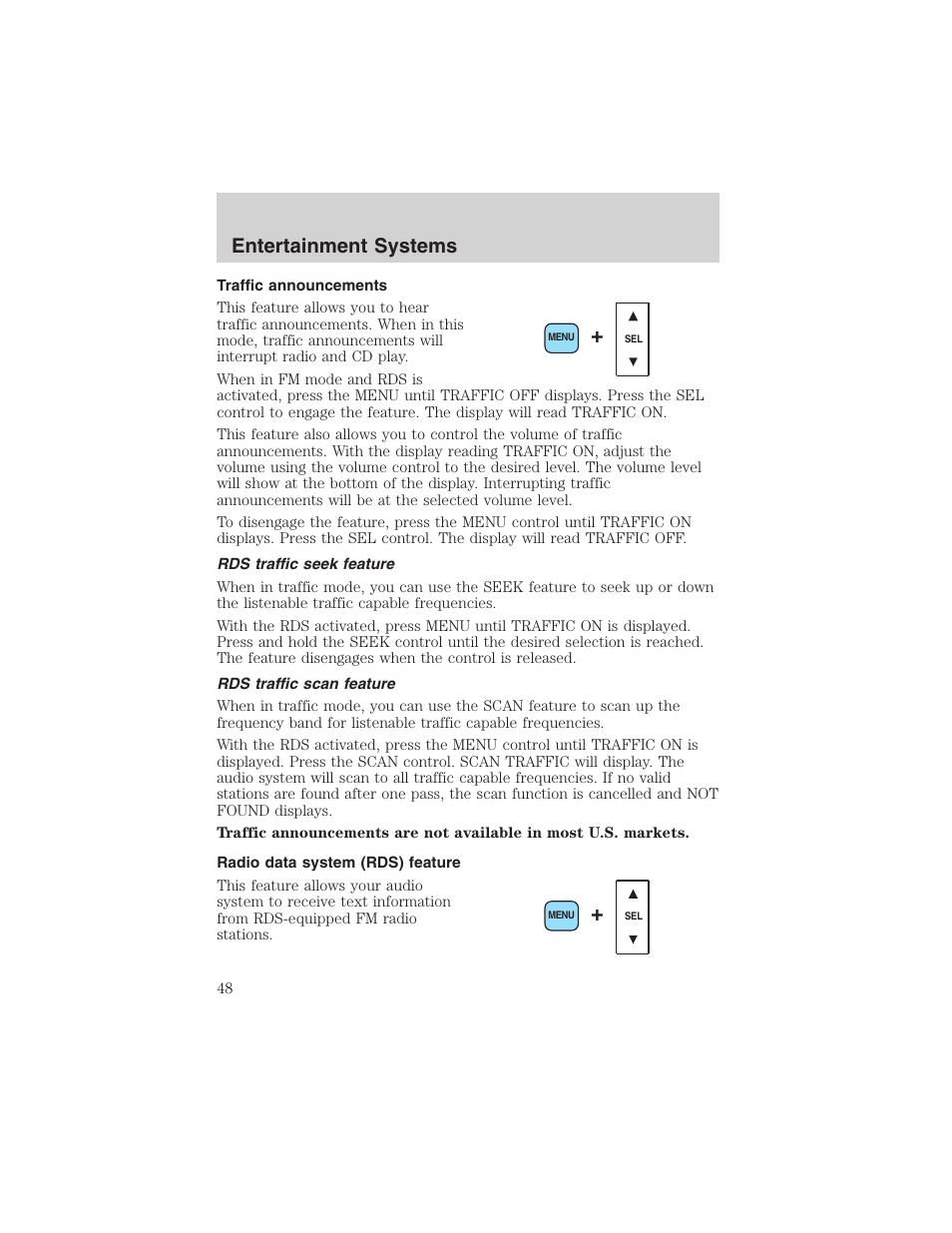 Entertainment systems | FORD 2003 Expedition v.1 User Manual | Page 48 / 320