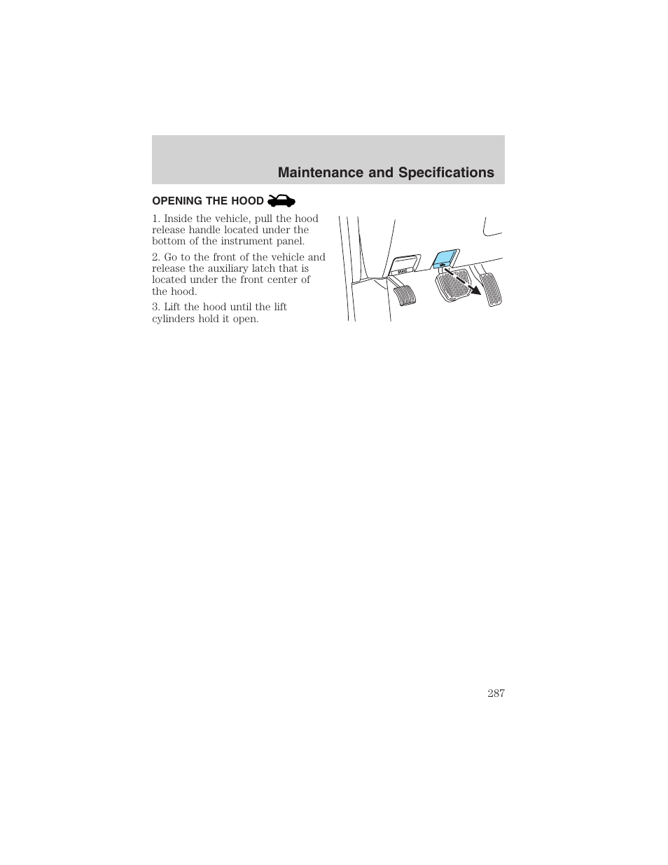 Maintenance and specifications | FORD 2003 Expedition v.2 User Manual | Page 287 / 344