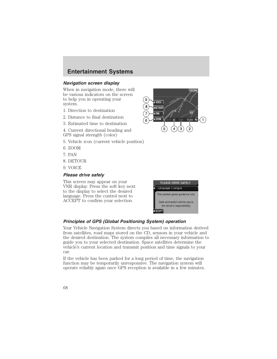 Entertainment systems | FORD 2003 Expedition v.2 User Manual | Page 68 / 344