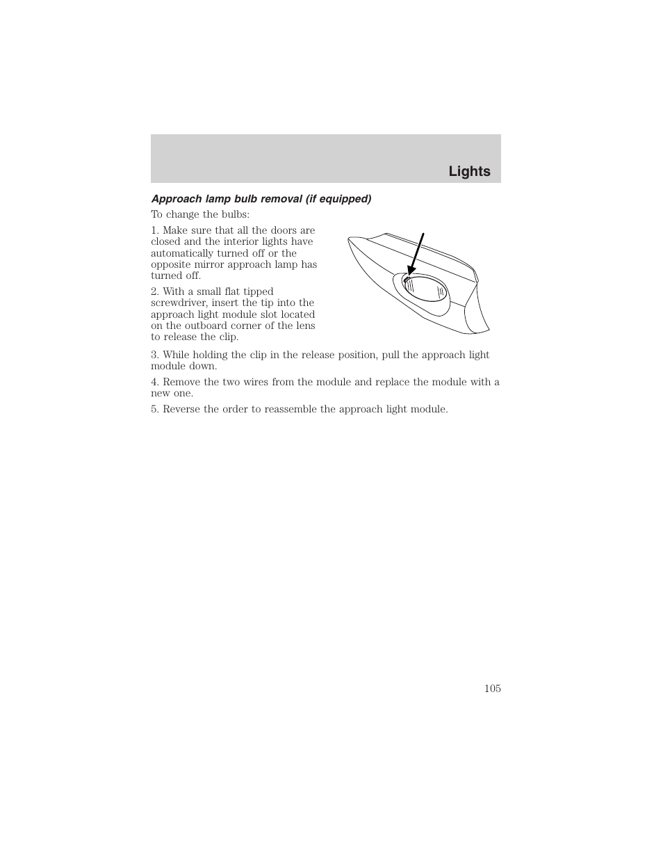 Lights | FORD 2003 Expedition v.3 User Manual | Page 105 / 344