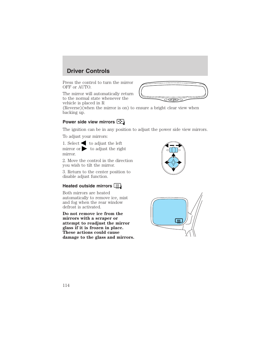 Driver controls | FORD 2003 Expedition v.3 User Manual | Page 114 / 344