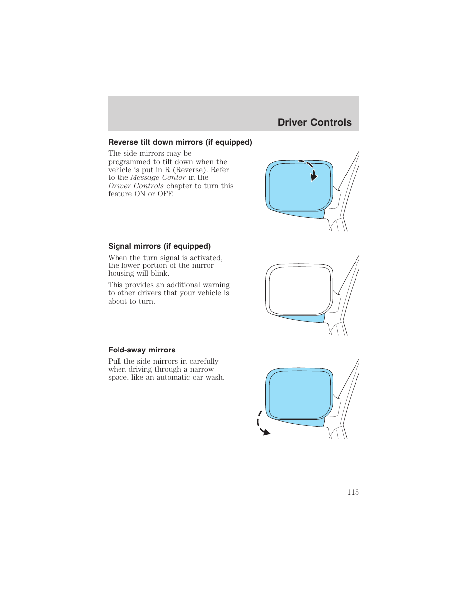 Driver controls | FORD 2003 Expedition v.3 User Manual | Page 115 / 344