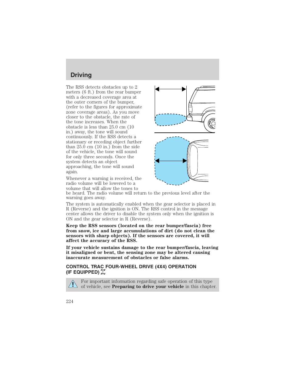 Driving | FORD 2003 Expedition v.3 User Manual | Page 224 / 344