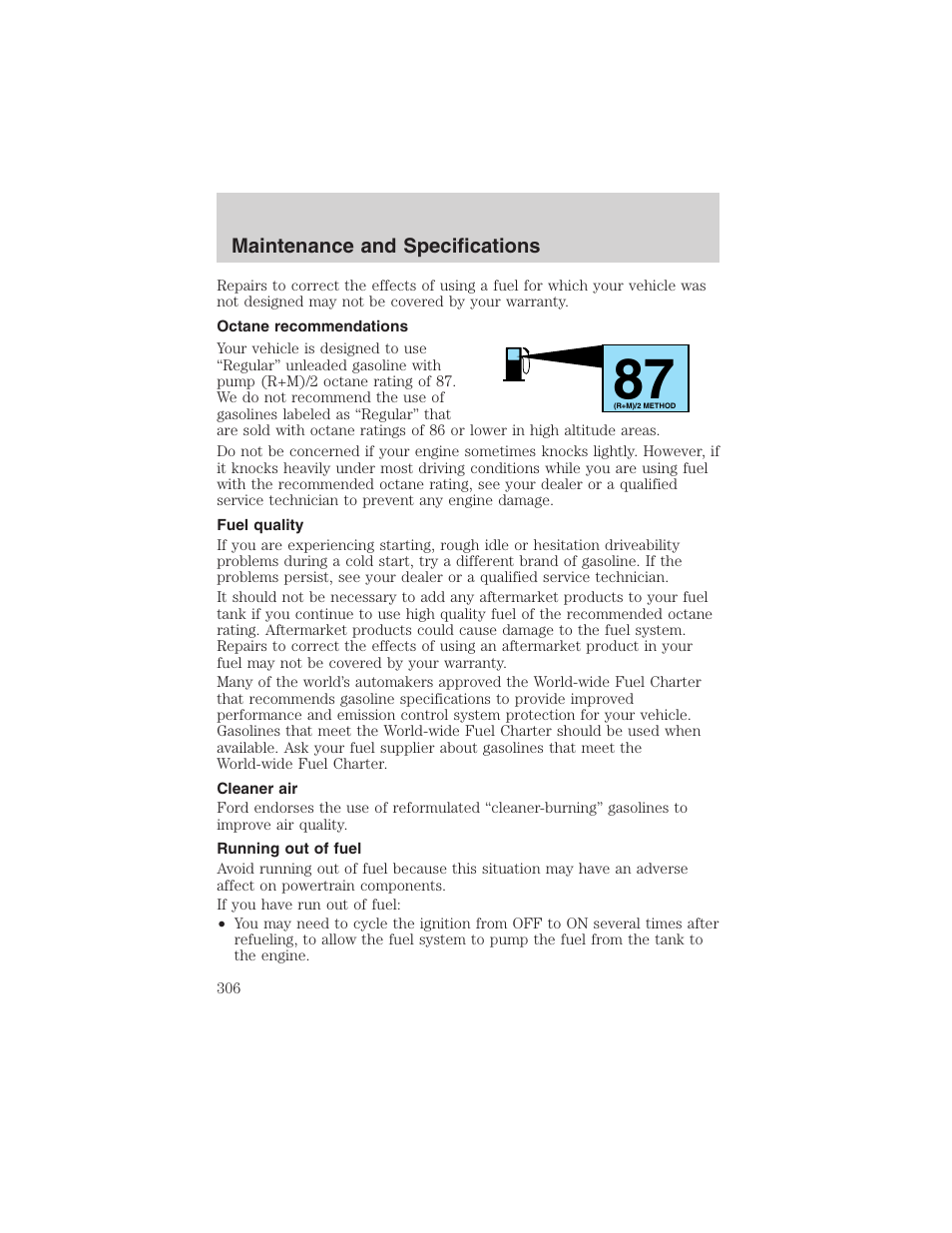 FORD 2003 Expedition v.3 User Manual | Page 306 / 344