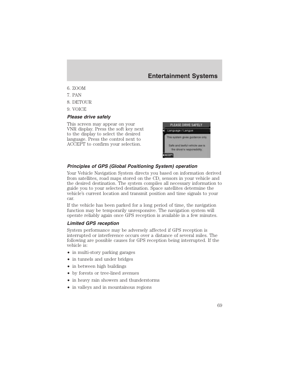 Entertainment systems | FORD 2003 Expedition v.3 User Manual | Page 69 / 344