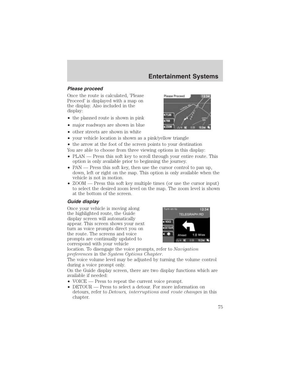 Entertainment systems | FORD 2003 Expedition v.3 User Manual | Page 75 / 344