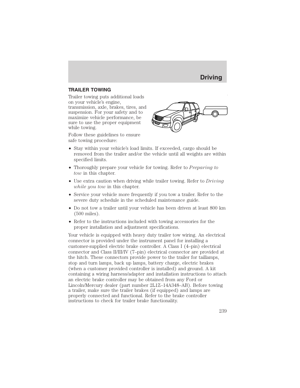 Driving | FORD 2003 Expedition v.4 User Manual | Page 239 / 344
