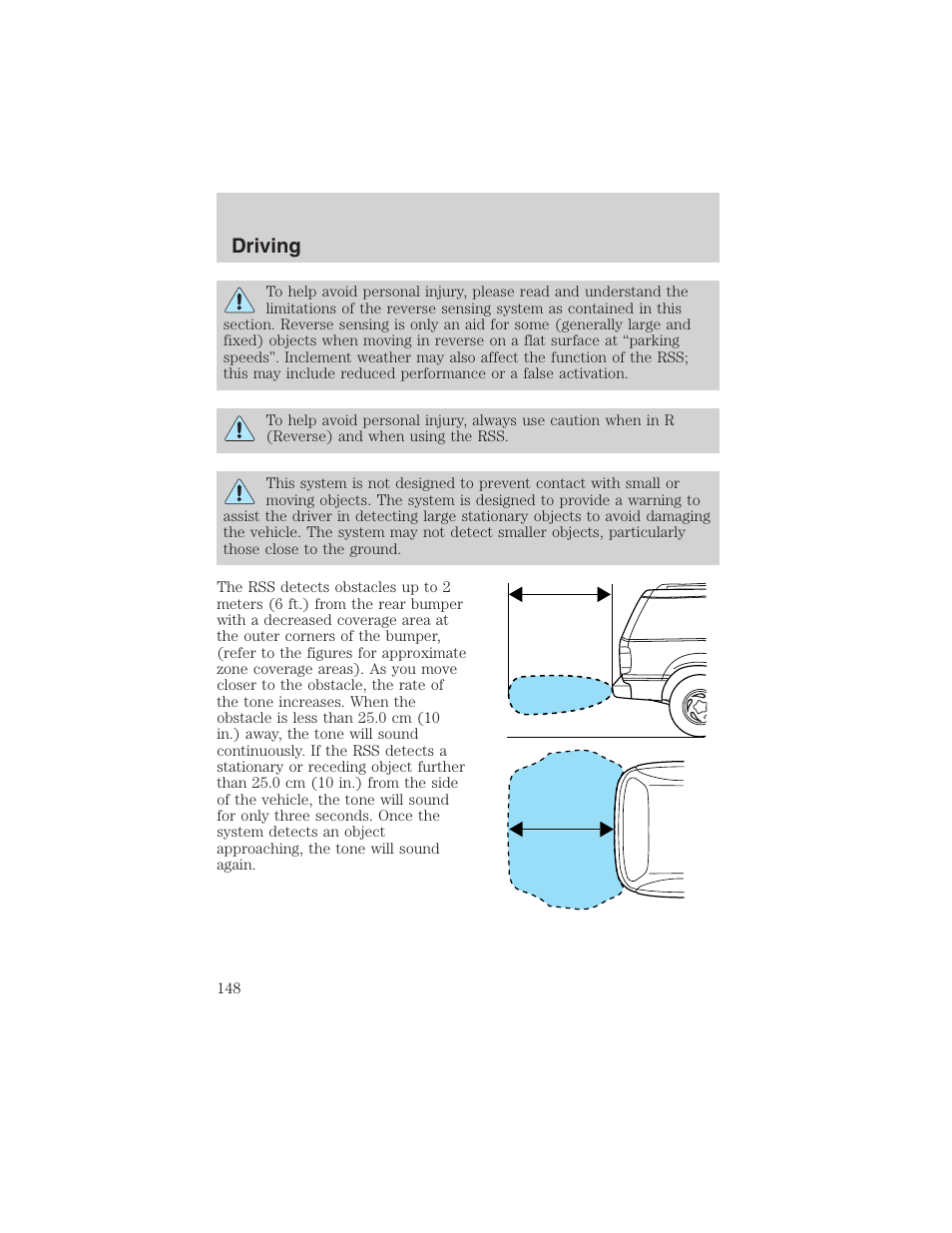 Driving | FORD 2003 Explorer v.1 User Manual | Page 148 / 272