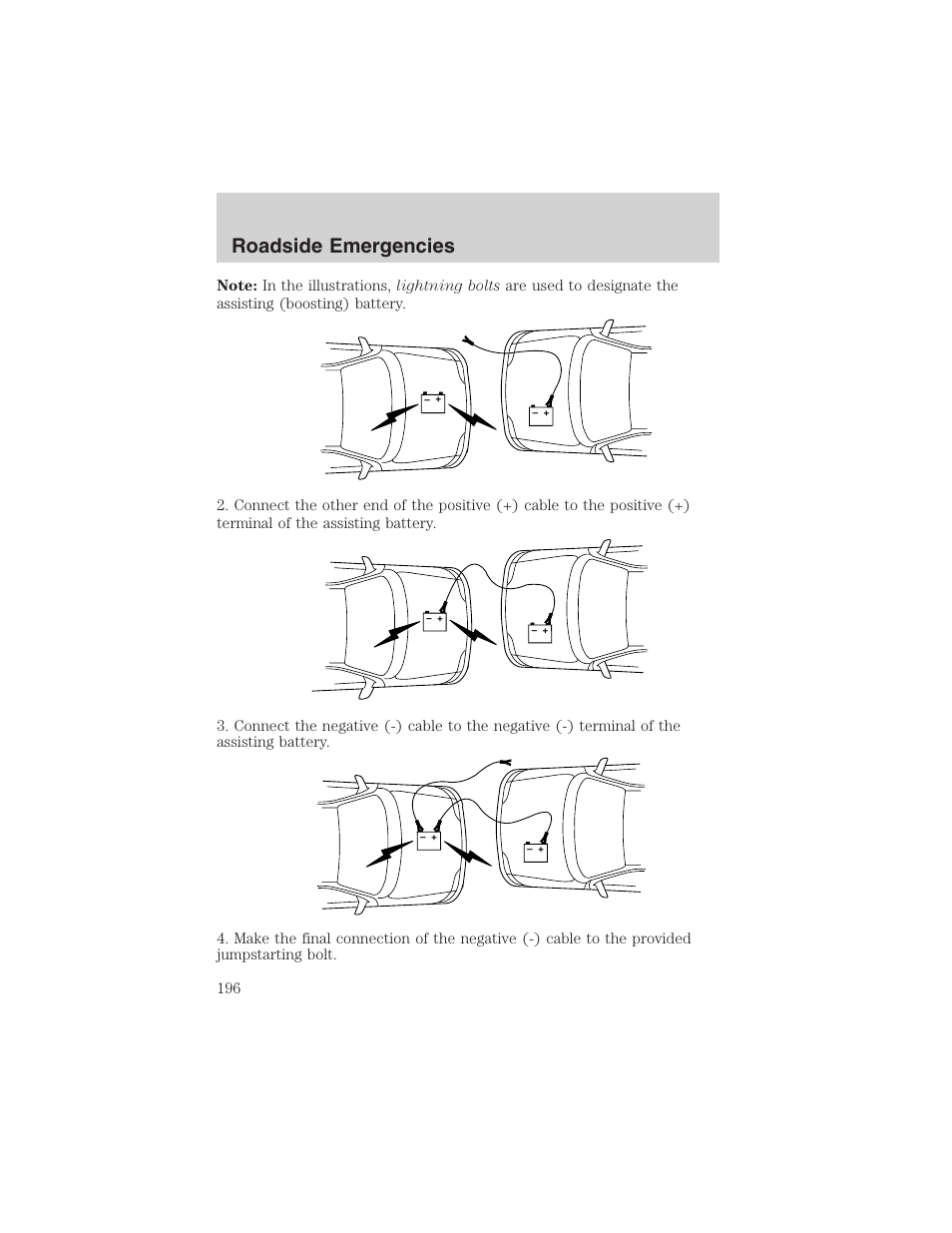 Roadside emergencies | FORD 2003 Explorer v.1 User Manual | Page 196 / 272