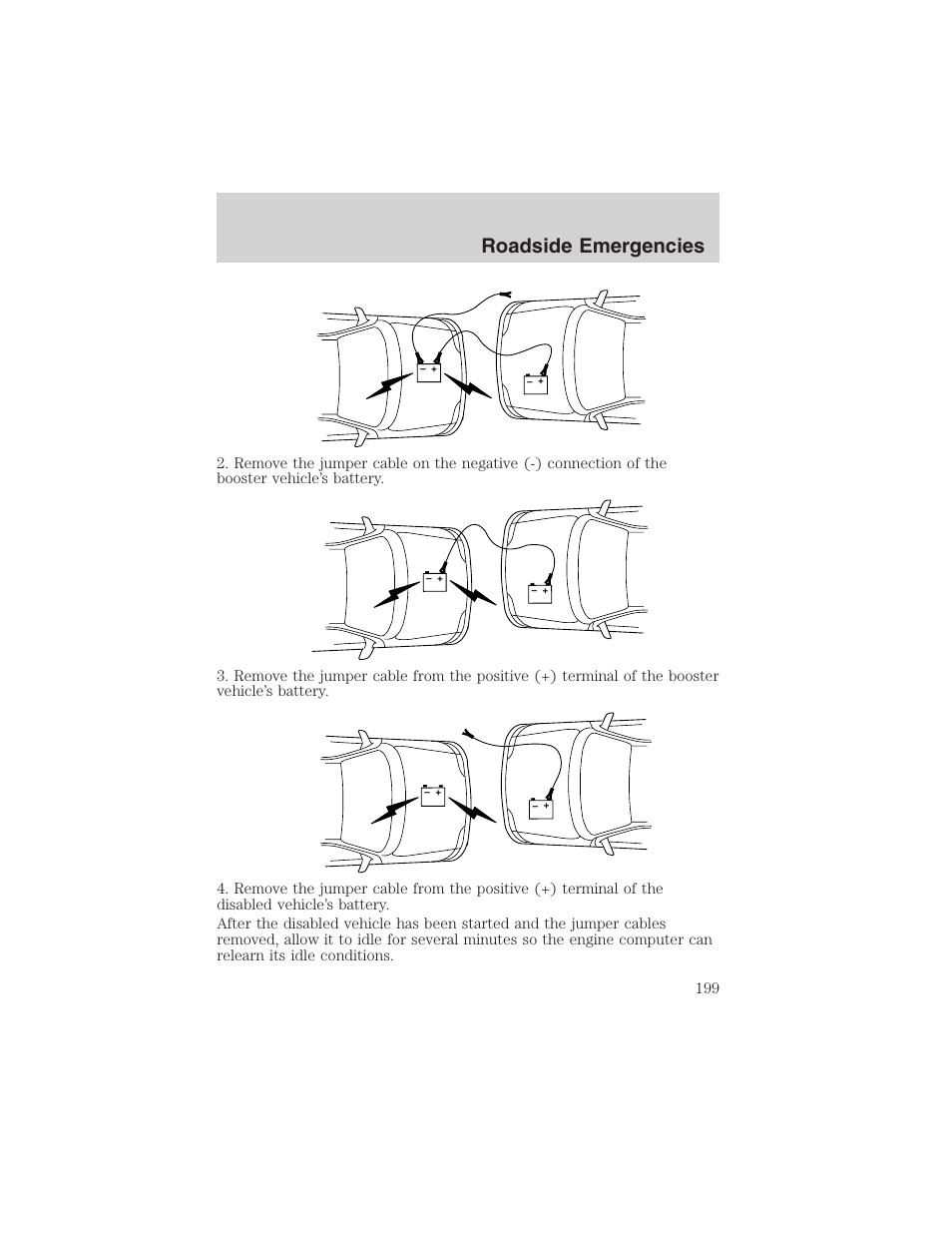 Roadside emergencies | FORD 2003 Explorer v.1 User Manual | Page 199 / 272