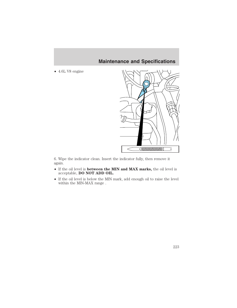 Maintenance and specifications | FORD 2003 Explorer v.1 User Manual | Page 223 / 272