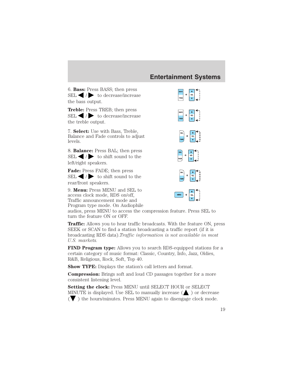 Entertainment systems | FORD 2003 Explorer v.2 User Manual | Page 19 / 280
