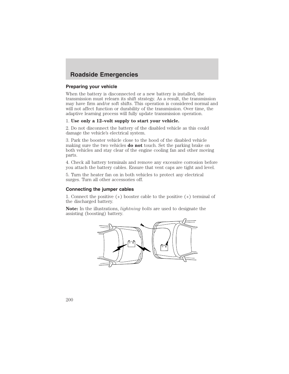 Roadside emergencies | FORD 2003 Explorer v.2 User Manual | Page 200 / 280