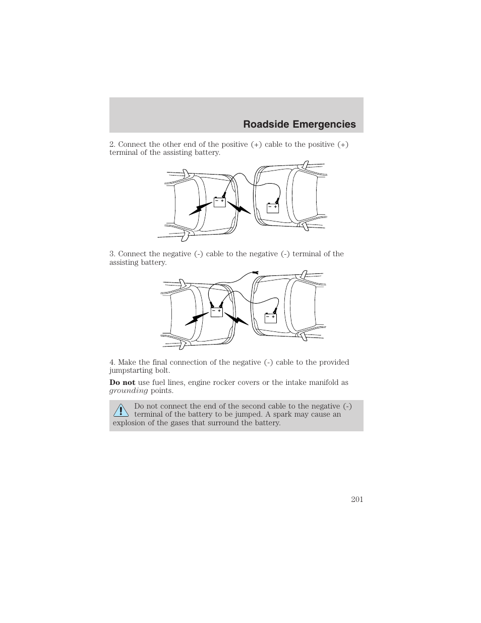 Roadside emergencies | FORD 2003 Explorer v.2 User Manual | Page 201 / 280