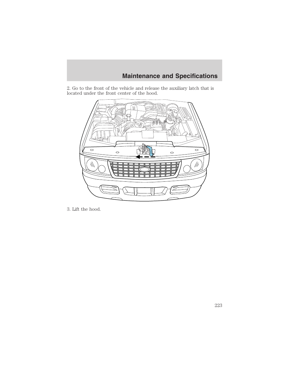 Maintenance and specifications | FORD 2003 Explorer v.2 User Manual | Page 223 / 280