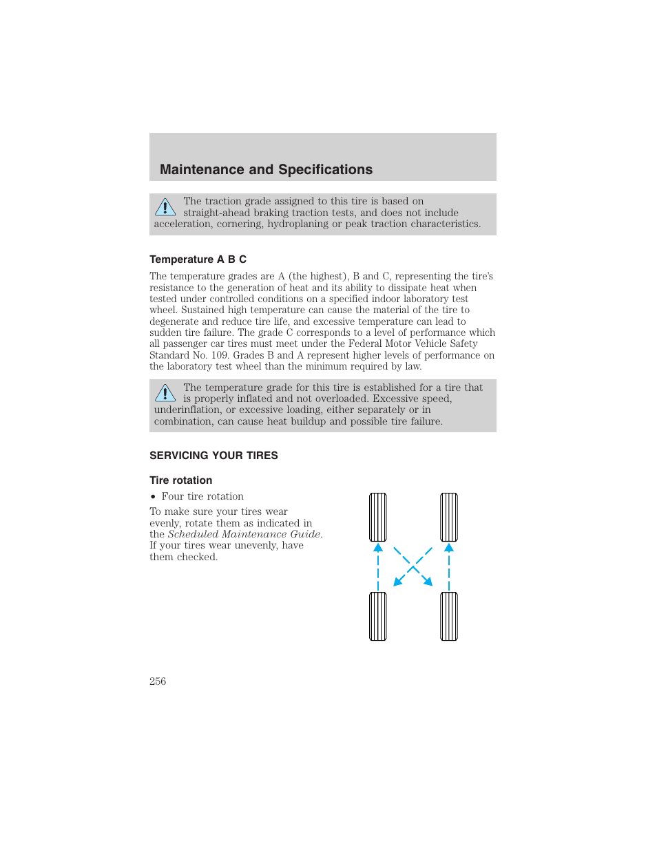 Maintenance and specifications | FORD 2003 Explorer v.2 User Manual | Page 256 / 280