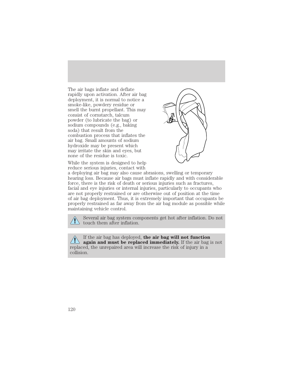 Seating and safety restraints | FORD 2003 Explorer v.3 User Manual | Page 120 / 280