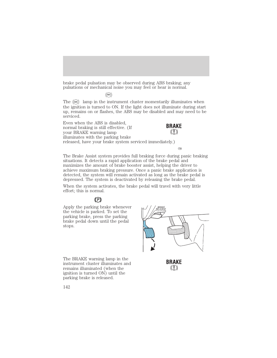 Driving | FORD 2003 Explorer v.3 User Manual | Page 142 / 280