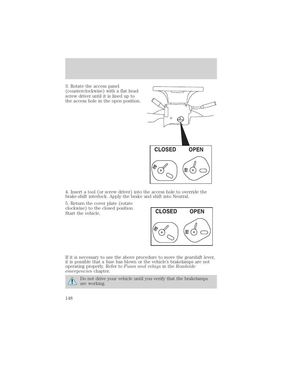 Driving | FORD 2003 Explorer v.3 User Manual | Page 148 / 280