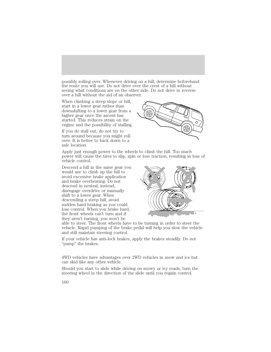 Driving | FORD 2003 Explorer v.3 User Manual | Page 160 / 280