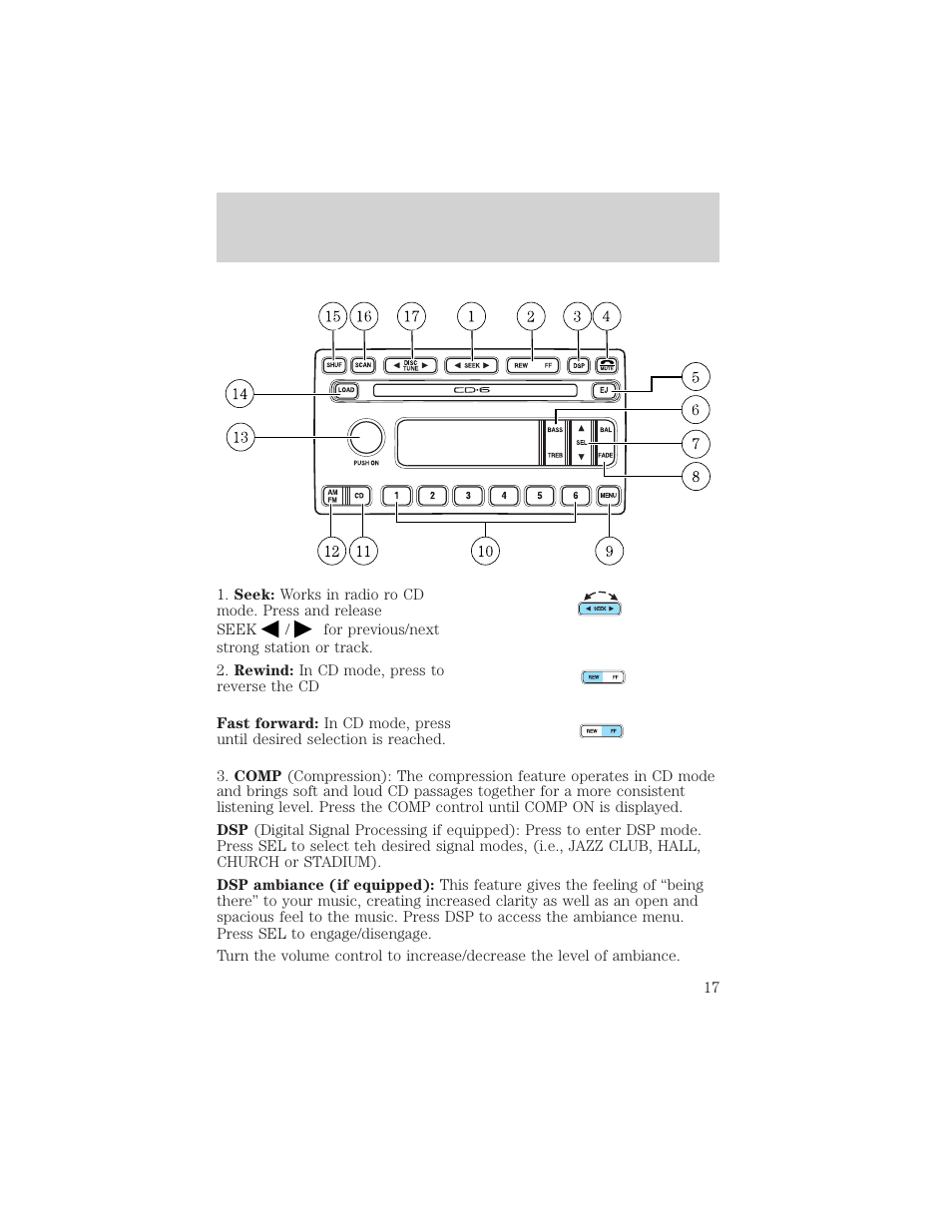 Entertainment systems | FORD 2003 Explorer v.3 User Manual | Page 17 / 280