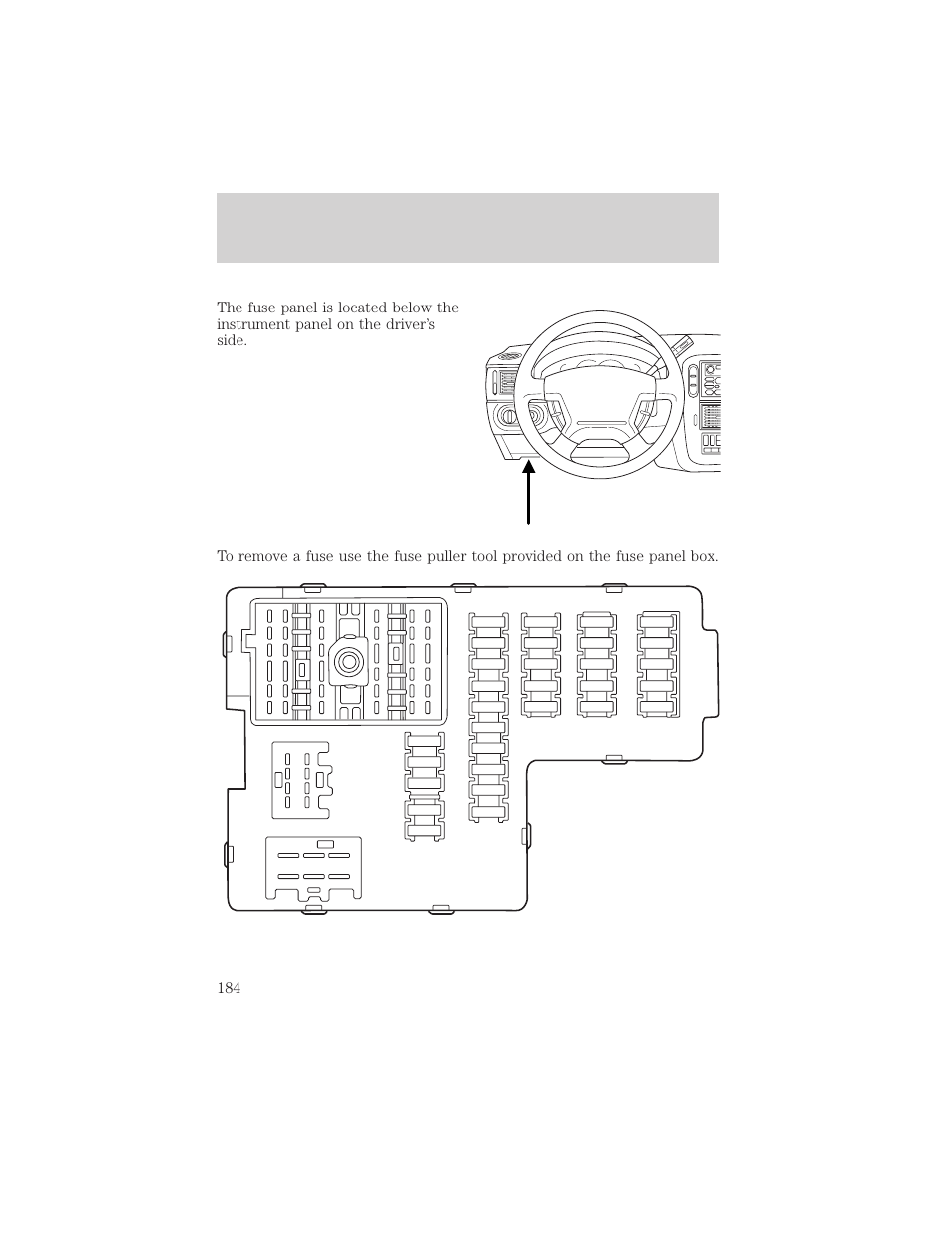 Roadside emergencies | FORD 2003 Explorer v.3 User Manual | Page 184 / 280