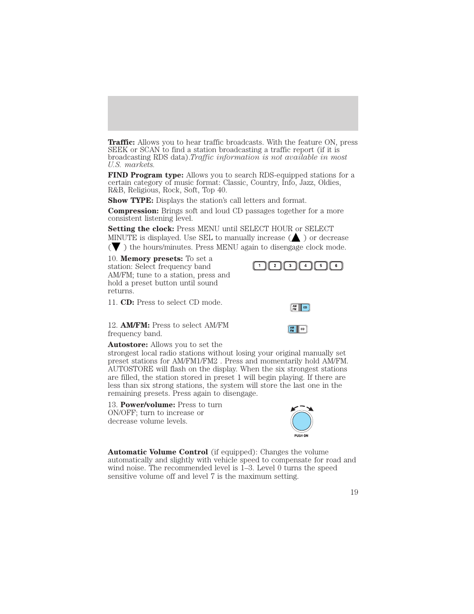 Entertainment systems | FORD 2003 Explorer v.3 User Manual | Page 19 / 280