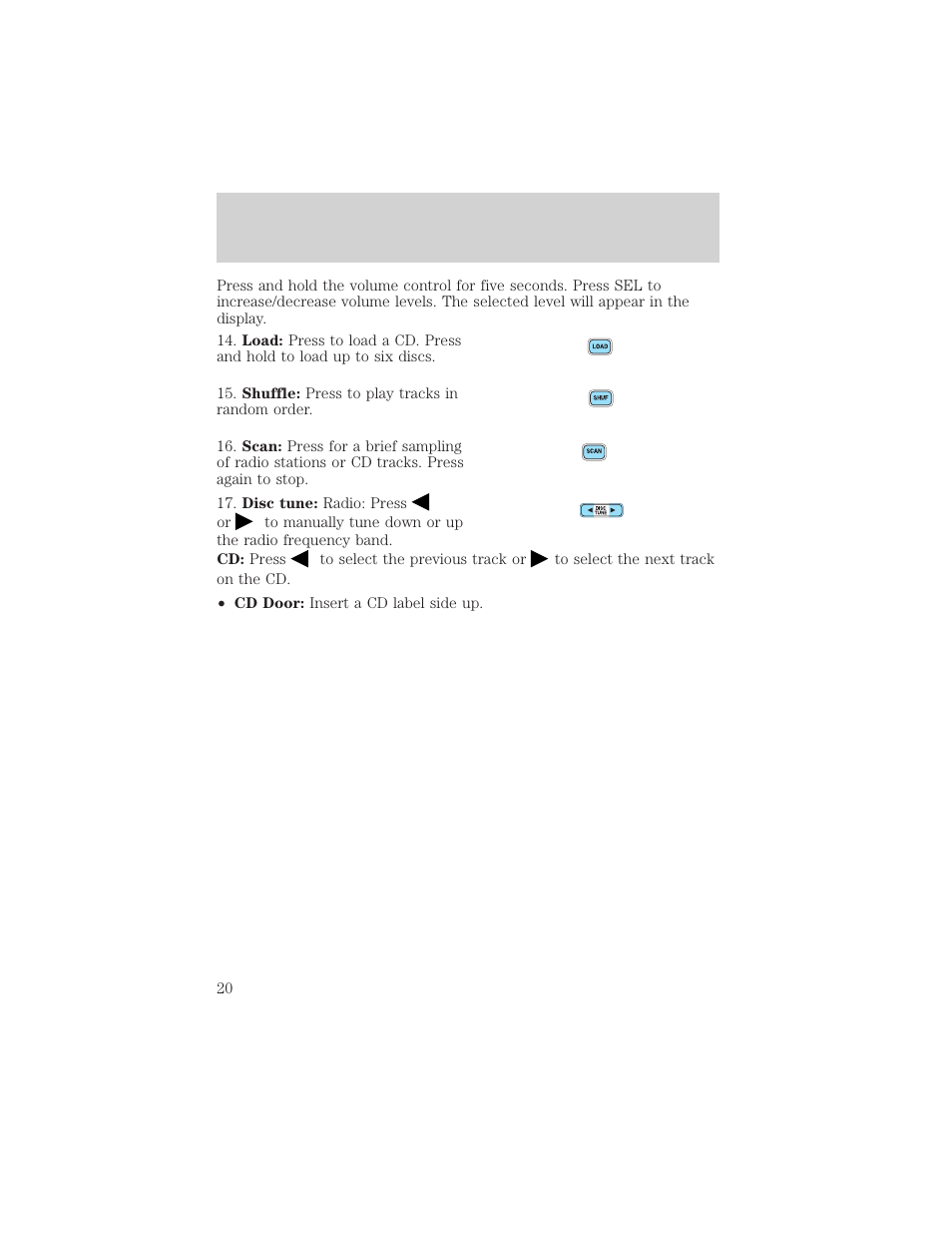 Entertainment systems | FORD 2003 Explorer v.3 User Manual | Page 20 / 280