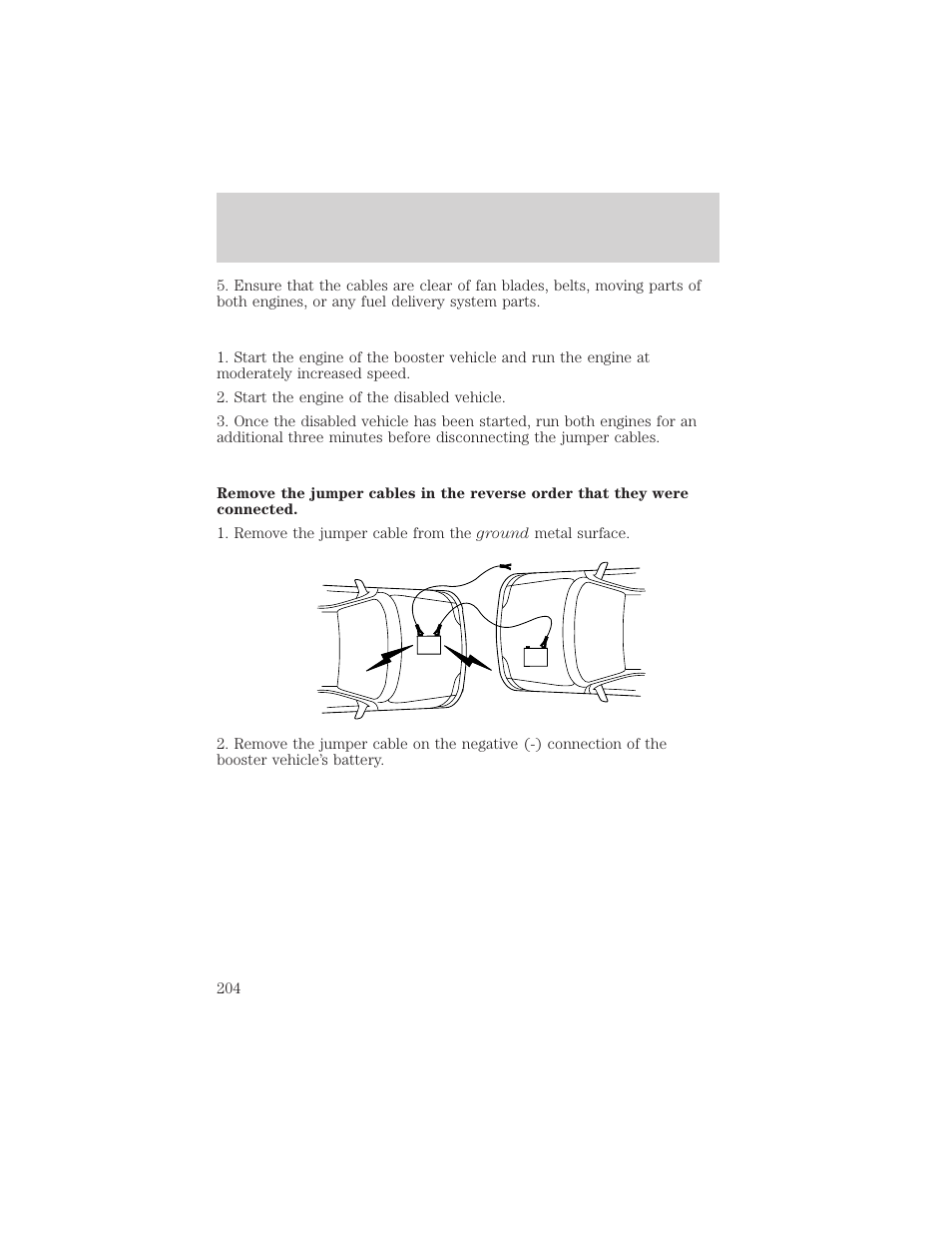 Roadside emergencies | FORD 2003 Explorer v.3 User Manual | Page 204 / 280