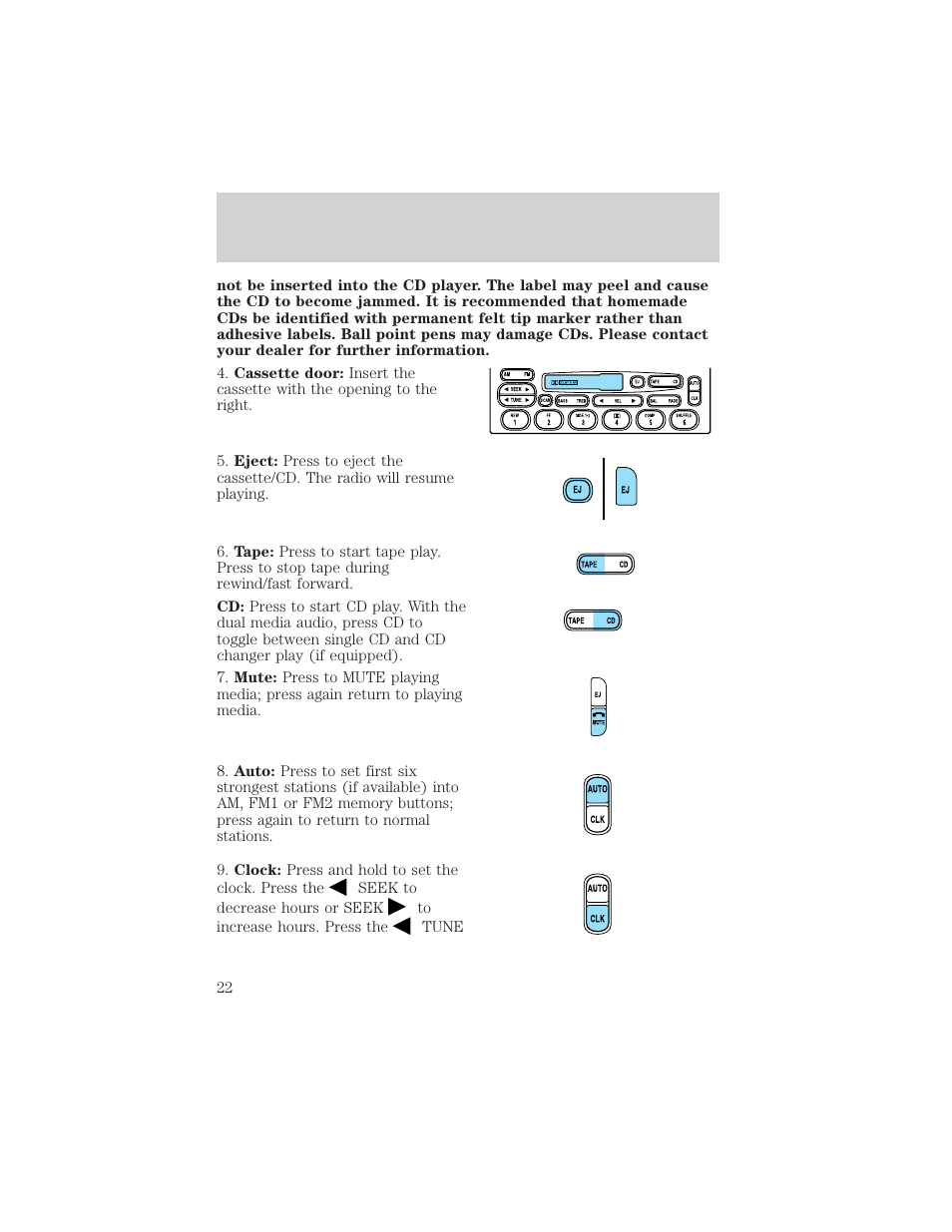 Entertainment systems | FORD 2003 Explorer v.3 User Manual | Page 22 / 280