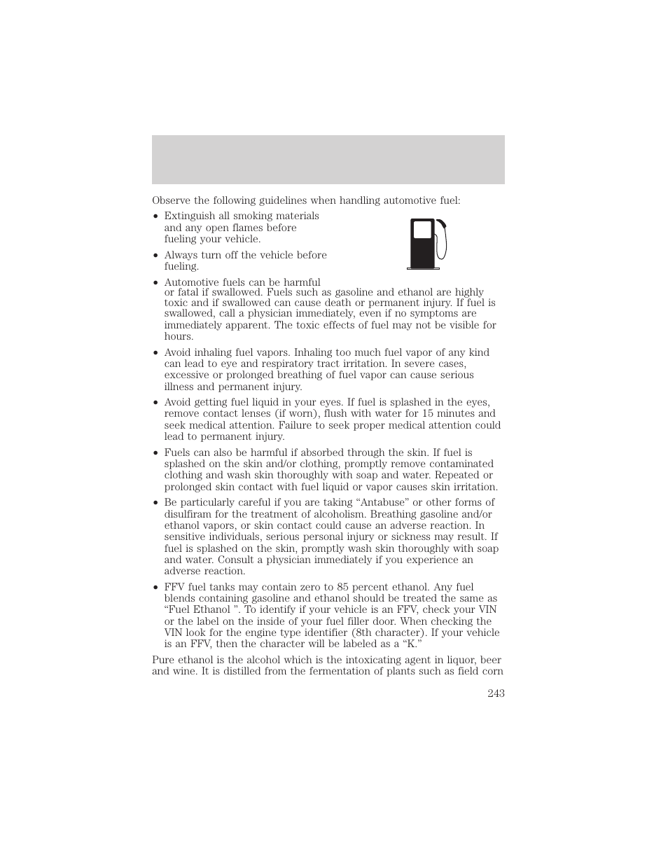 Maintenance and specifications | FORD 2003 Explorer v.3 User Manual | Page 243 / 280