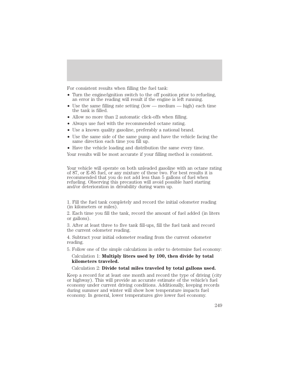 Maintenance and specifications | FORD 2003 Explorer v.3 User Manual | Page 249 / 280