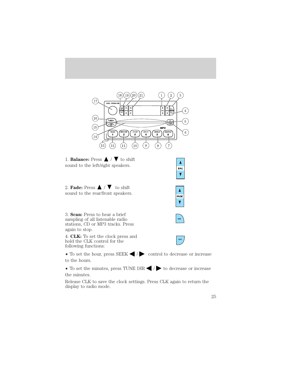 Entertainment systems | FORD 2003 Explorer v.3 User Manual | Page 25 / 280