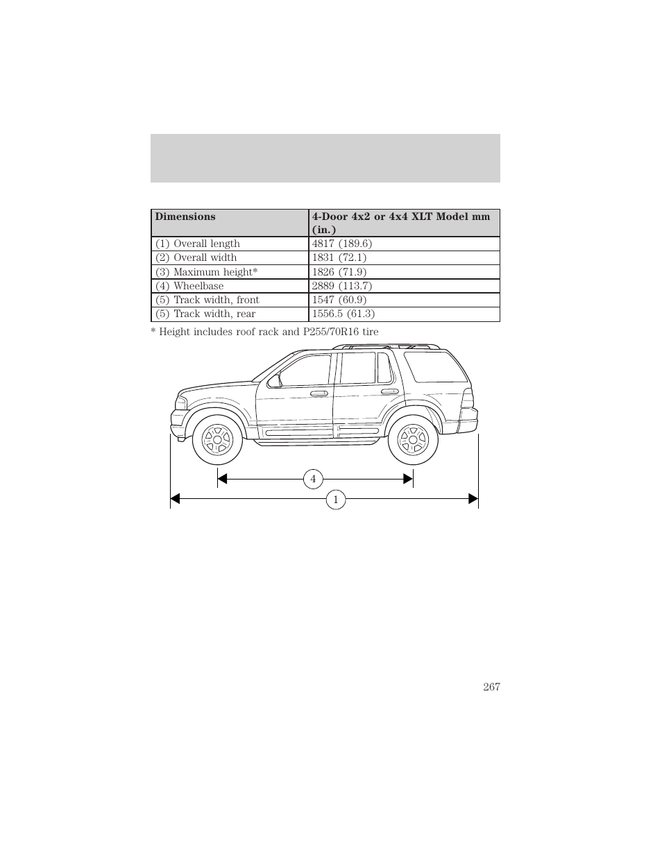 Maintenance and specifications | FORD 2003 Explorer v.3 User Manual | Page 267 / 280