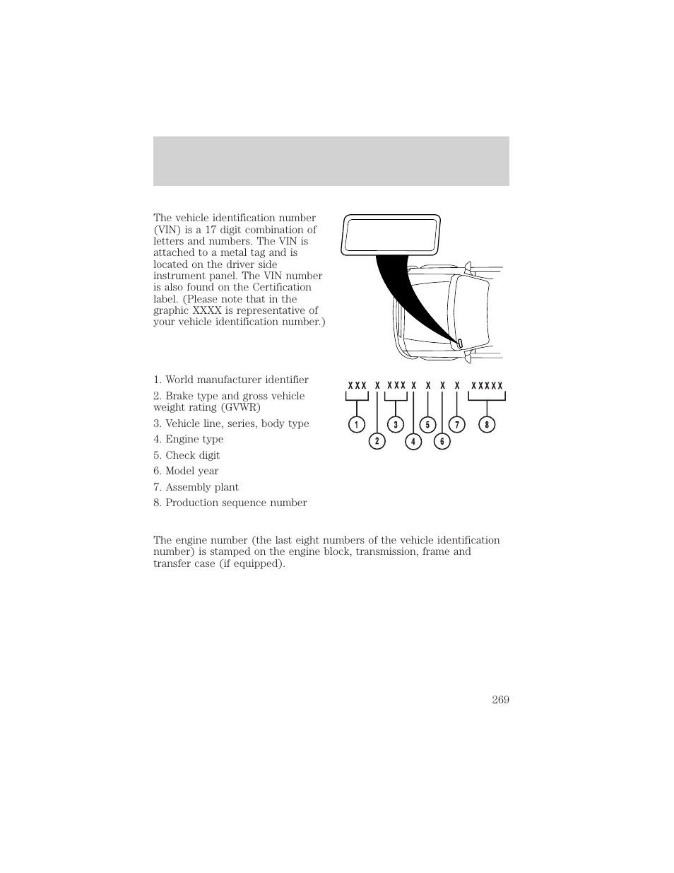 Maintenance and specifications | FORD 2003 Explorer v.3 User Manual | Page 269 / 280