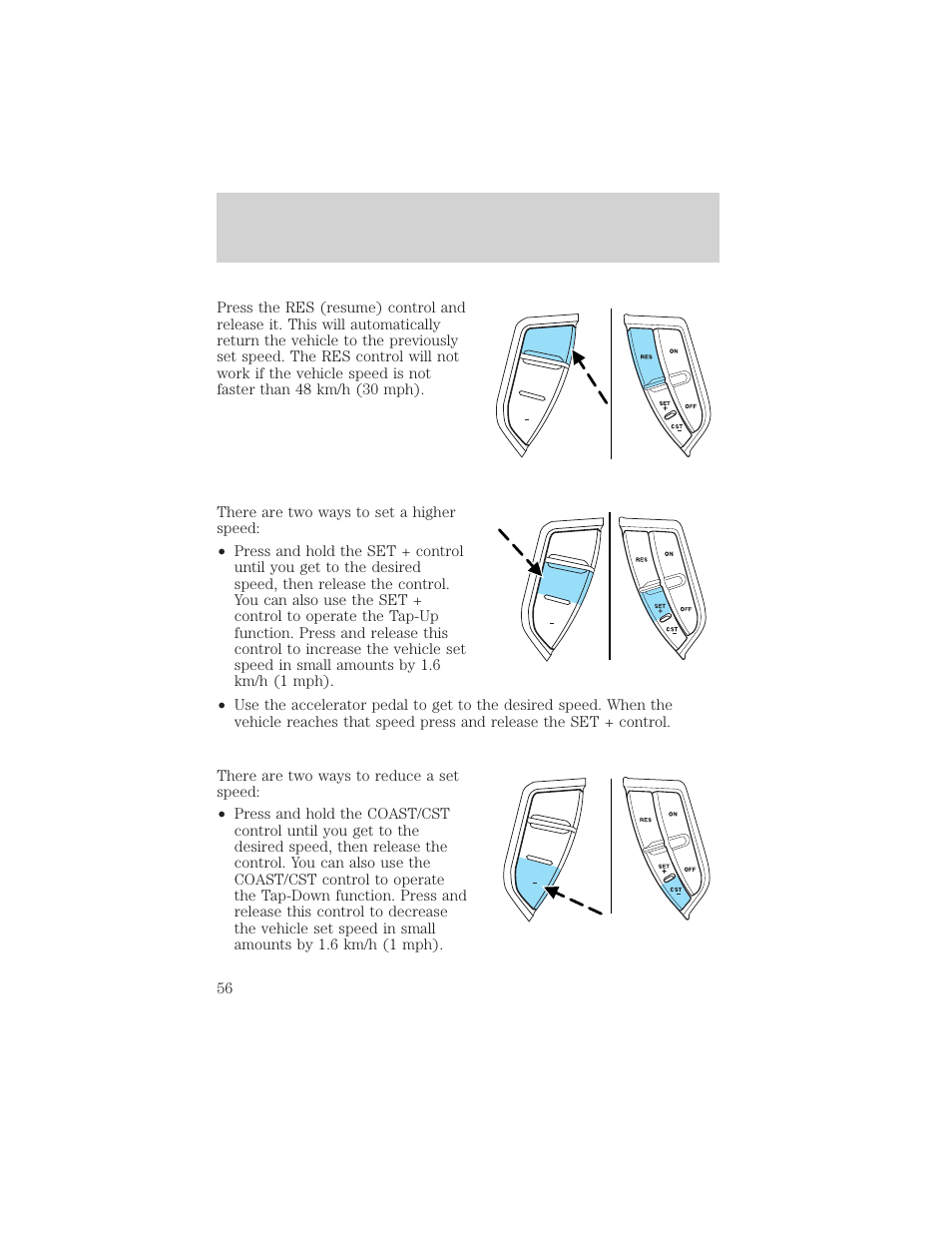 Driver controls | FORD 2003 Explorer v.3 User Manual | Page 56 / 280