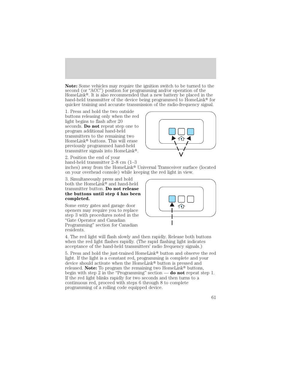 Driver controls | FORD 2003 Explorer v.3 User Manual | Page 61 / 280