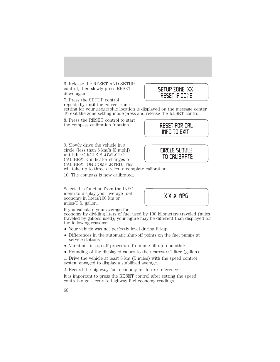 Driver controls | FORD 2003 Explorer v.3 User Manual | Page 68 / 280