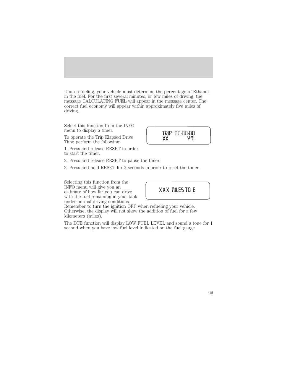 Driver controls | FORD 2003 Explorer v.3 User Manual | Page 69 / 280
